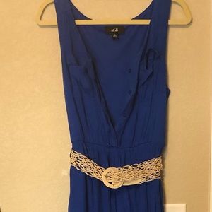 Blue XL Maxi Dress belt included